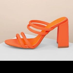 Orange heels